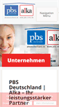 Mobile Screenshot of pbs-alka.de